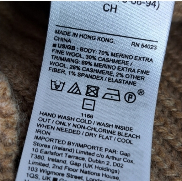 Banana Republic Camel Cashmere and Wool Blend Cardigan Size Small - Picture 10 of 12